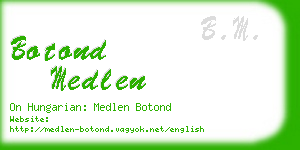 botond medlen business card